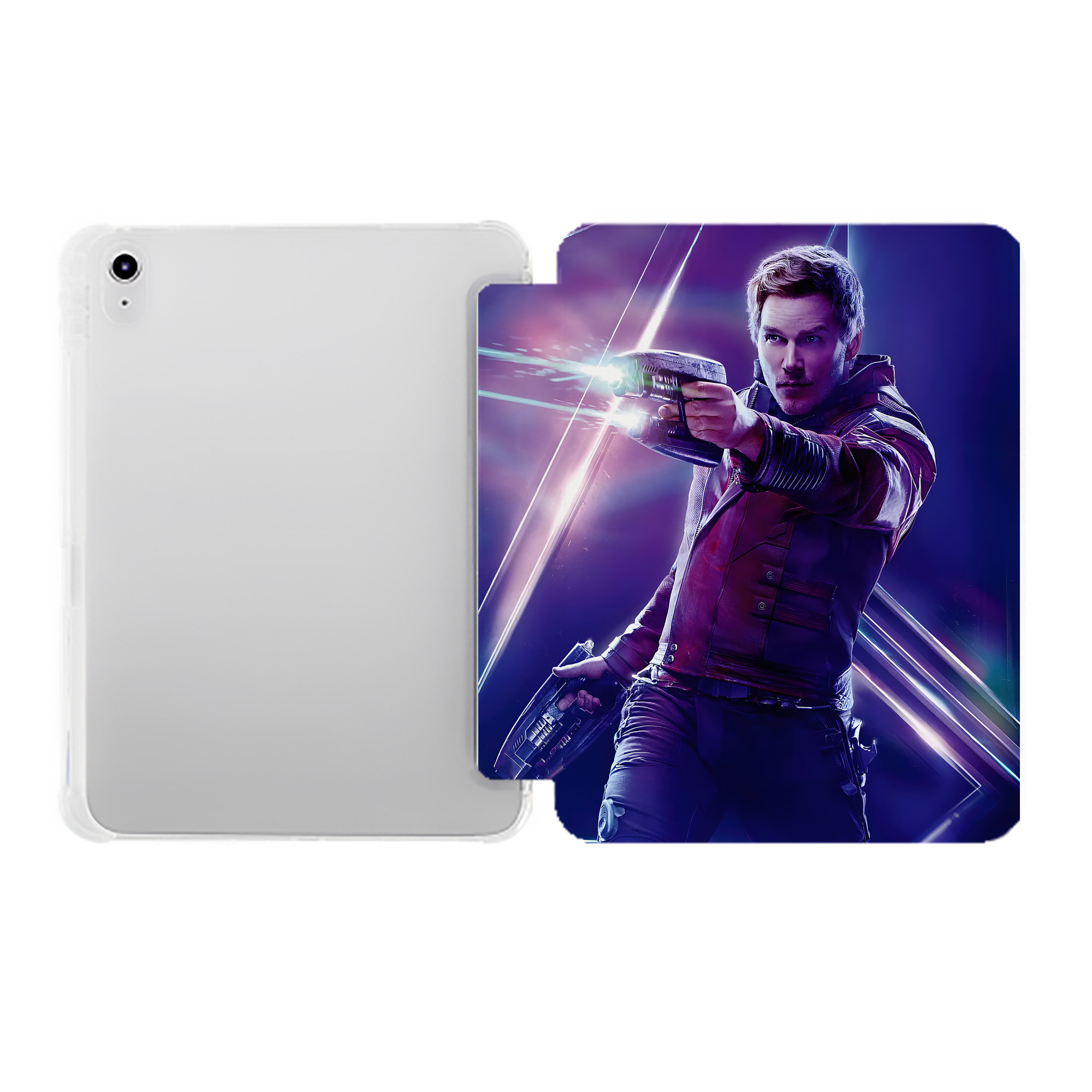 （画像用） アベンジャーズ The Avengers IPad ケース ペン収納付き 三つ折りスタンド PUレザー×シリコン 対応機種9.5/10.5/10.9インチ